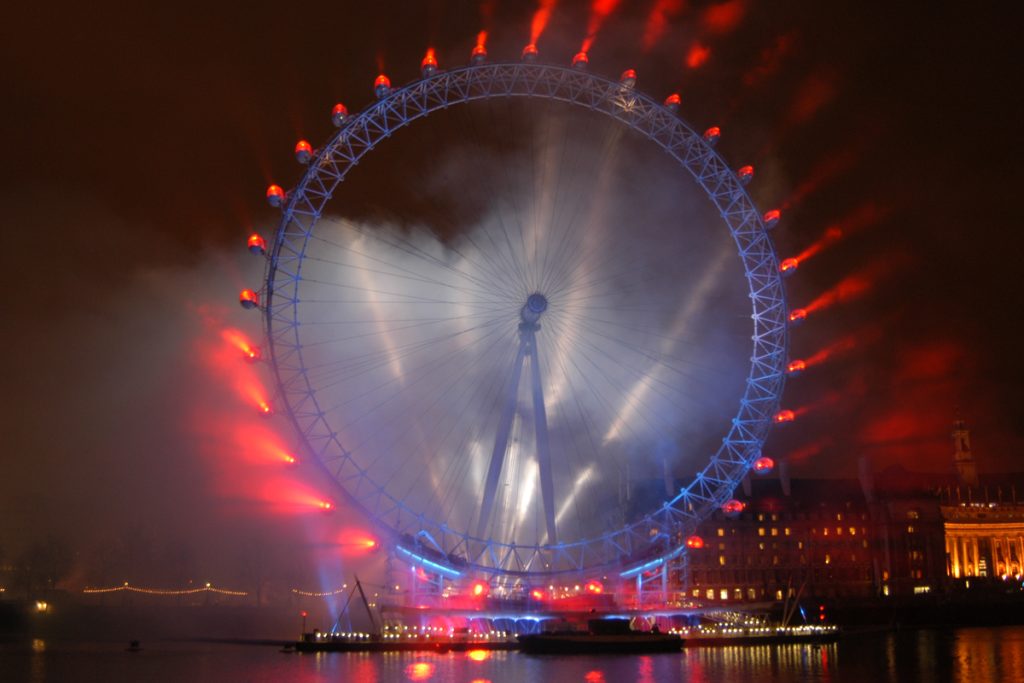 New Years Eve at the London Eye