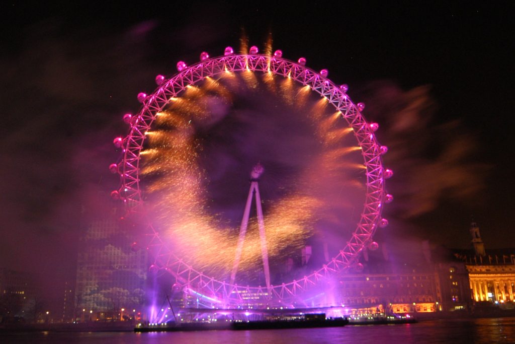 New Years Eve at the London Eye